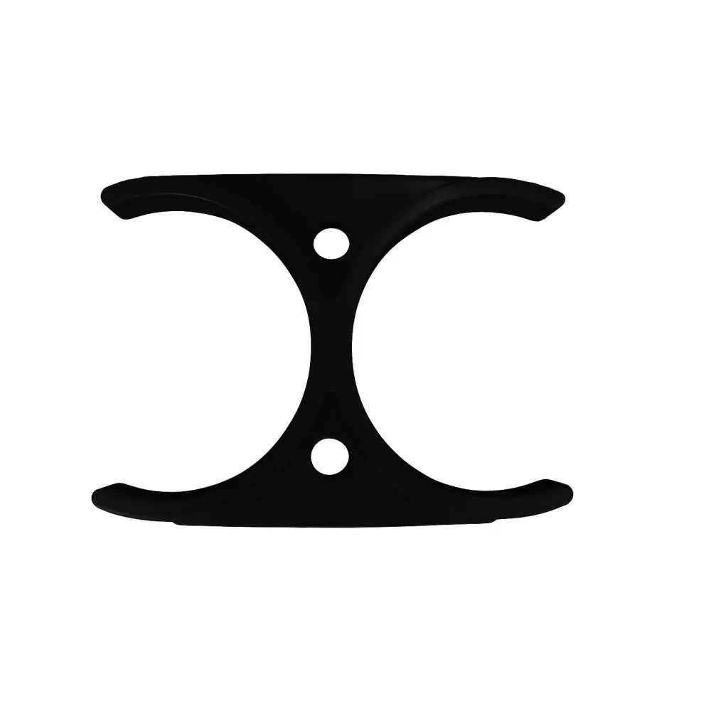 Double Clip 2.5" X 2.5" Diameter - Black 1