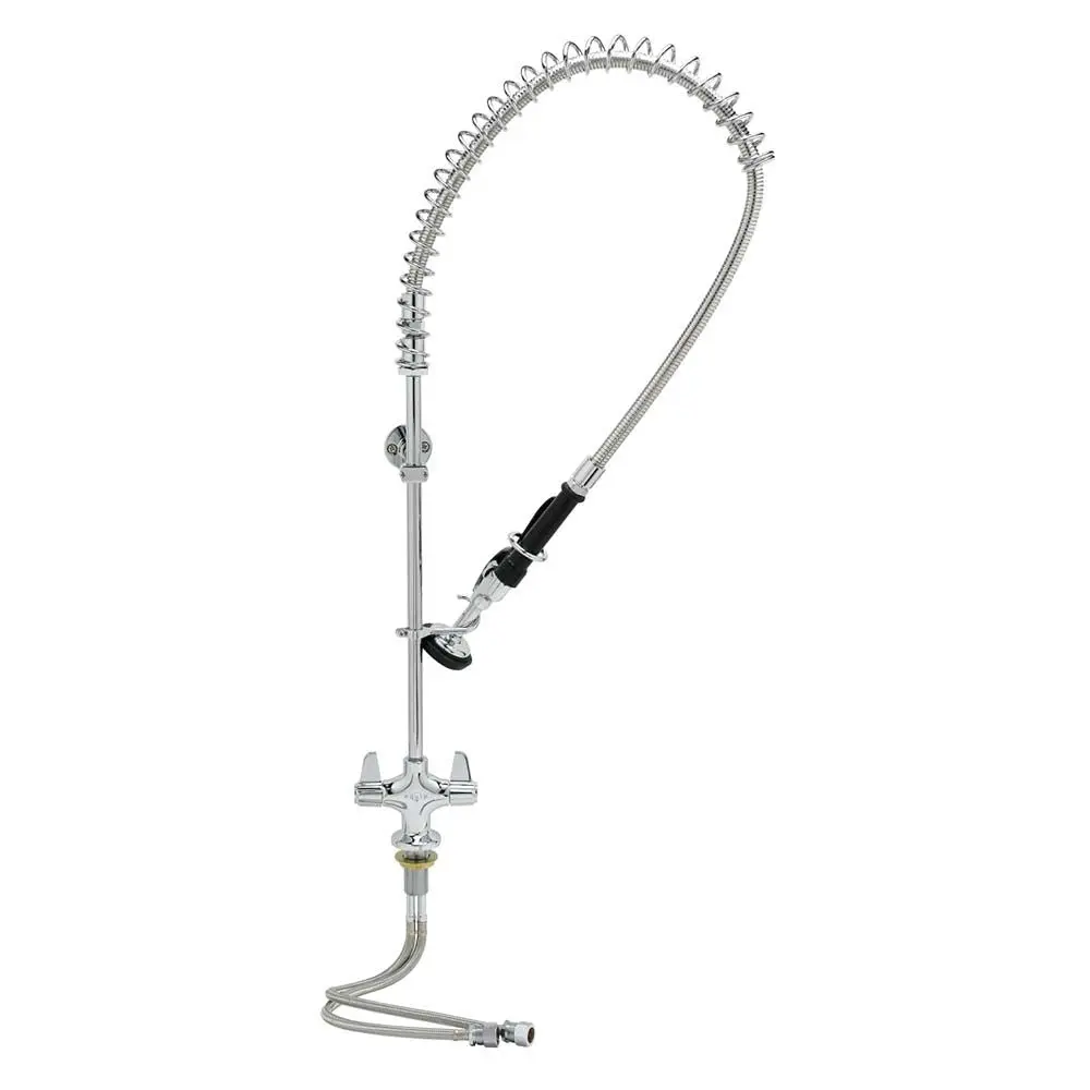 Equip By T&S Brass 5Pr-2S00 Single Hole Deck Mounted Pre-Rinse Unit 8" Centers 1