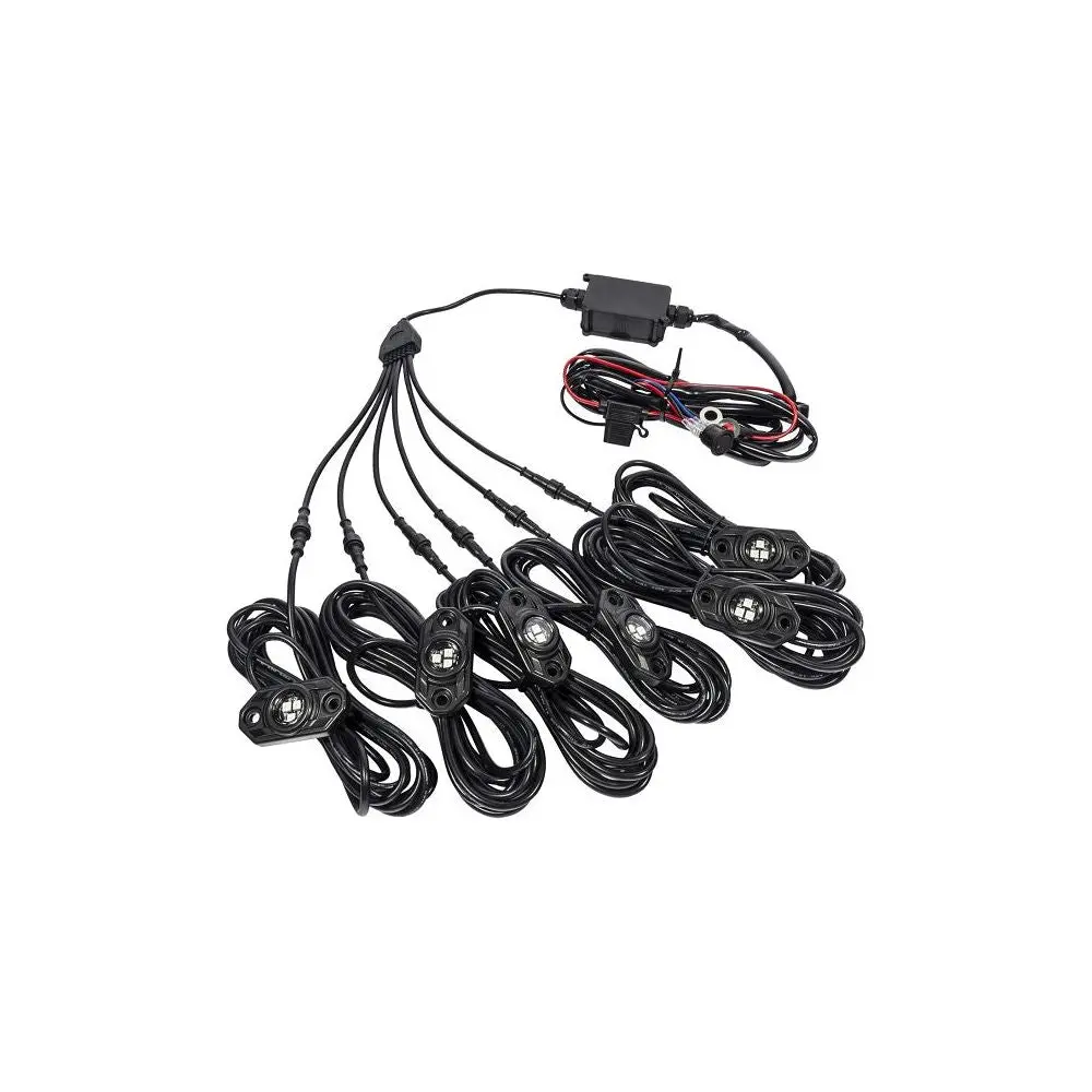 Kc C-Series Rgb Led Rock Light Kit - 6 Pc 2