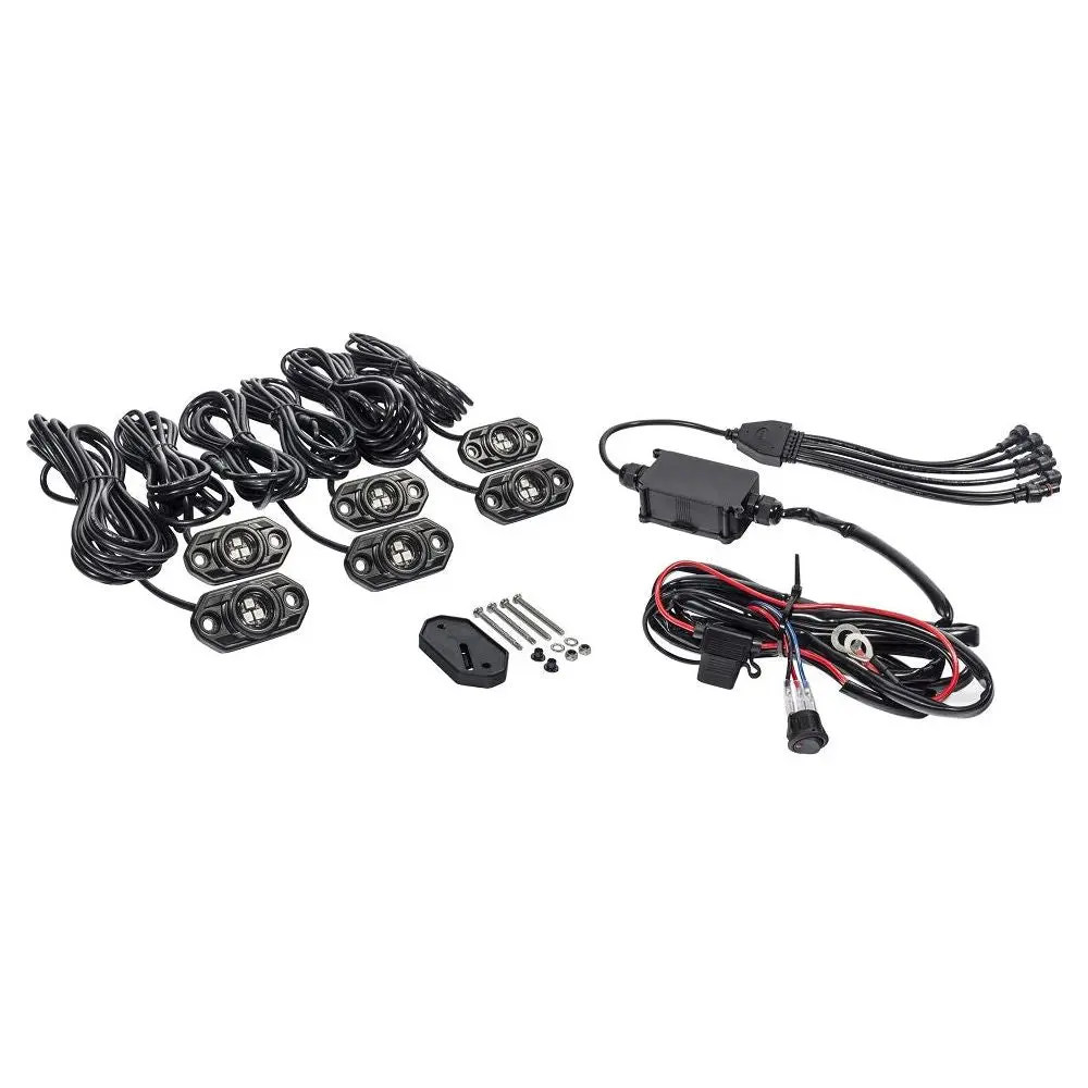 Kc C-Series Rgb Led Rock Light Kit - 6 Pc 1