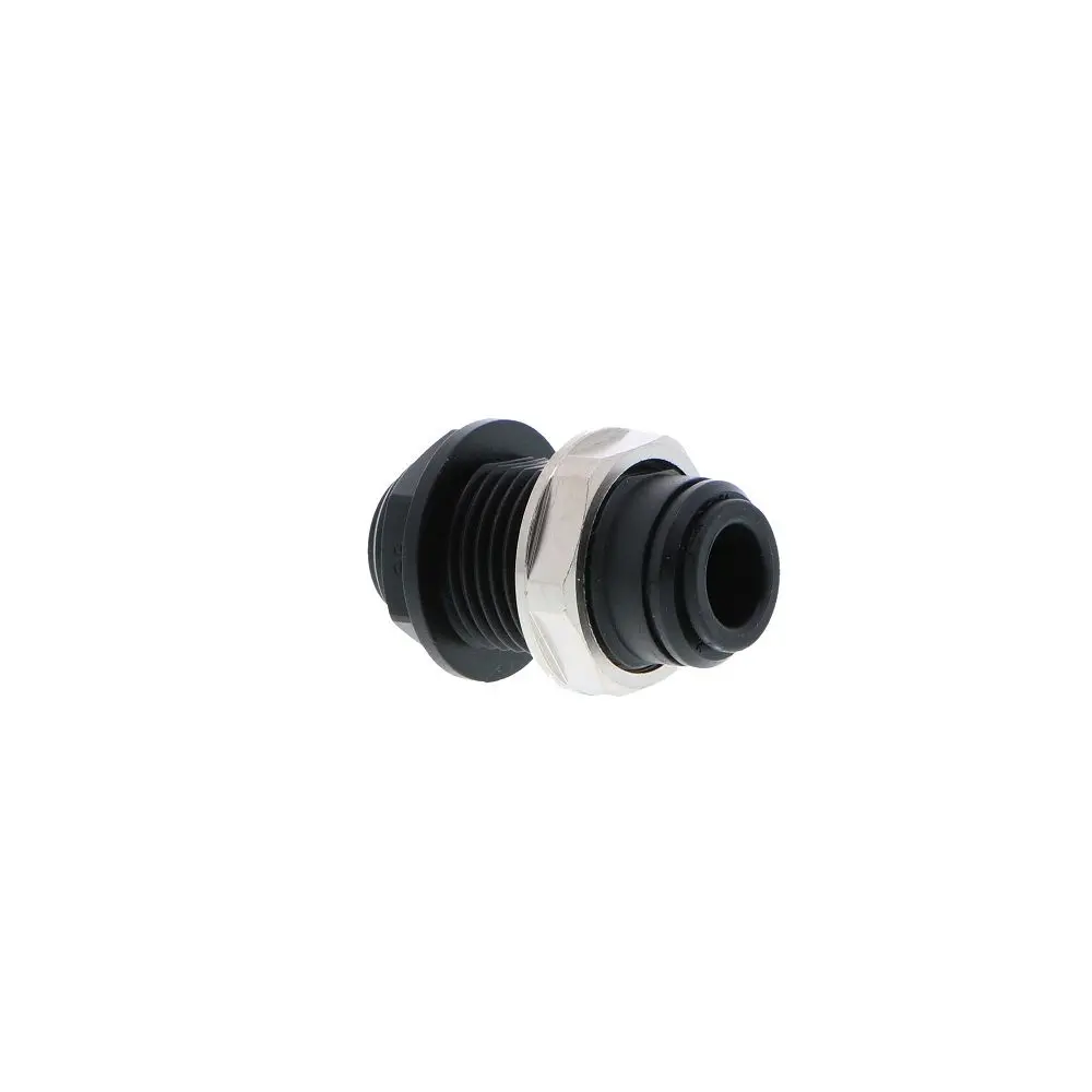 John Guest Bulkhead Connector Black Acetal - 10Mm X 10Mm 1