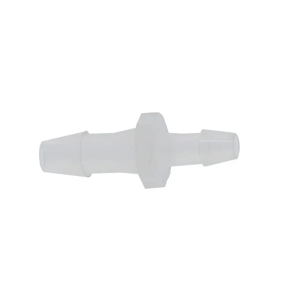 Fitquik Polypropylene Tube To Tube Straight Reducer Fitting - 1/4" Id Barb X 3/16" Id 3