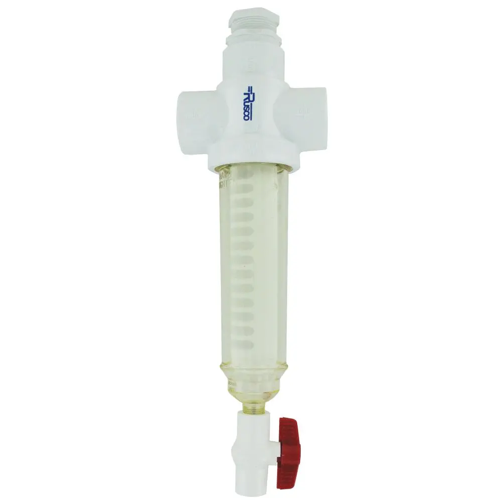 Rusco Chemically Resistant Spin Down Filter Combo Style 1-1/2" Pe 1