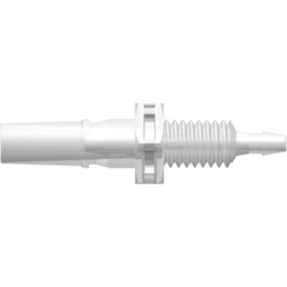 Linktech Male Luer Panel Mount To 200 Series Barb, 10-32 Unf Thread, 1/16" (1.6 Mm) Id Tubing 1