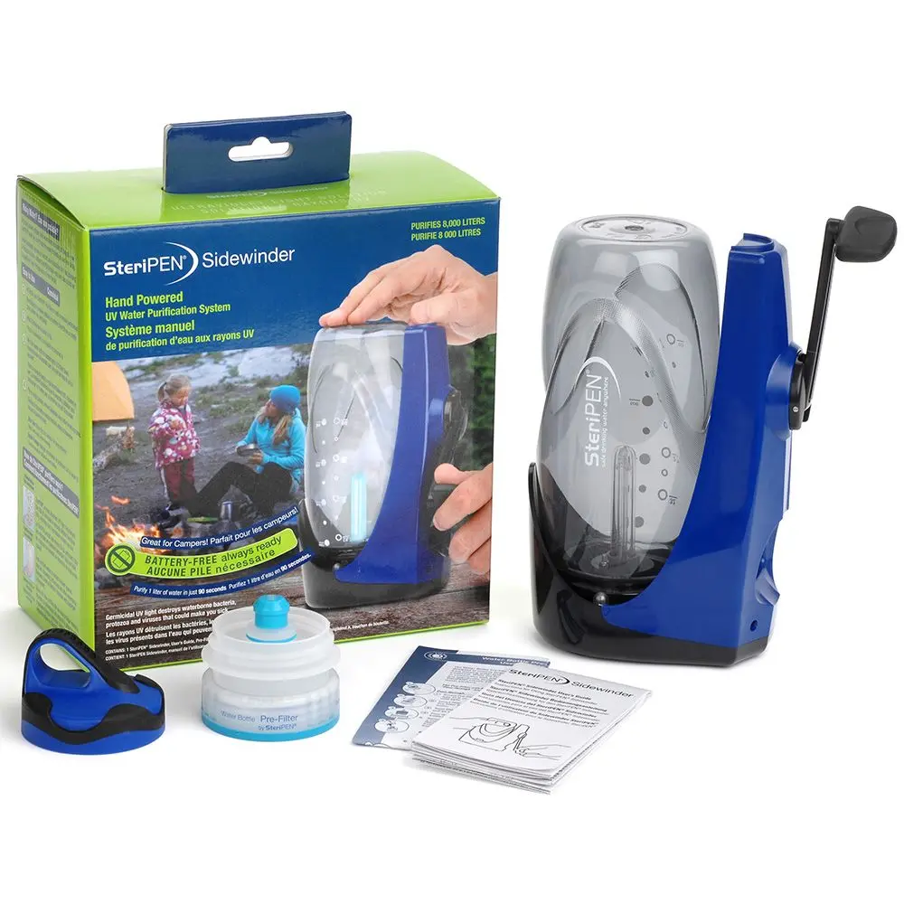 Steripen Sidewinder Hand Powered Uv Water Purifier 1
