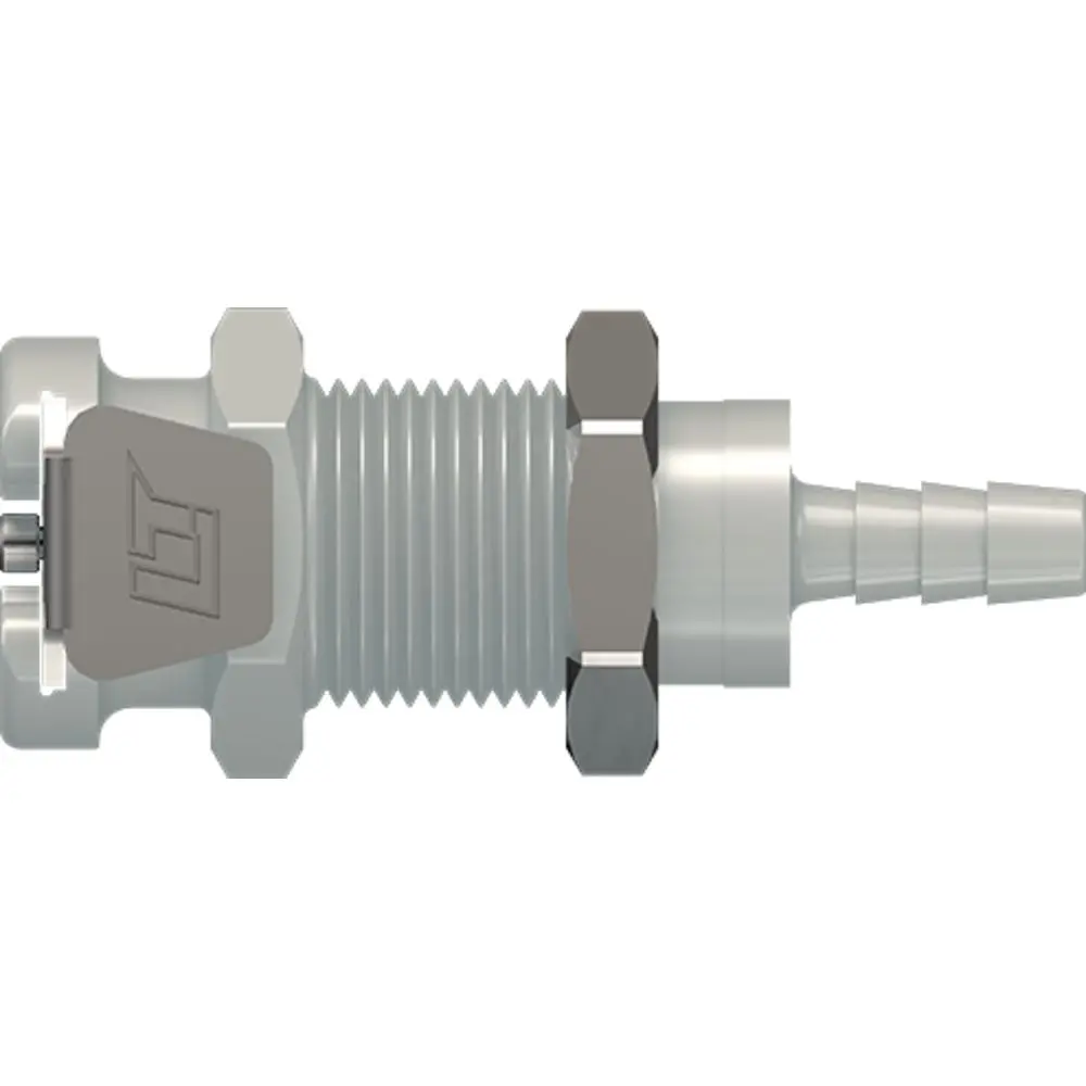 Linktech Panel Mt Socket Nv 1/8Hb Molded Blue 1
