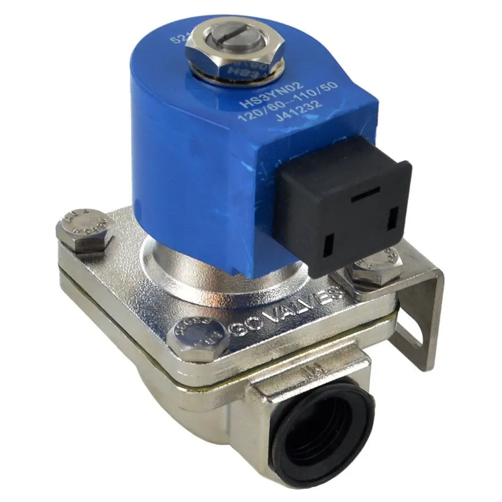 Gc Valves S211yf02l7dg4k Solenoid Valve Normally Closed 1/2" Npt 110V 1