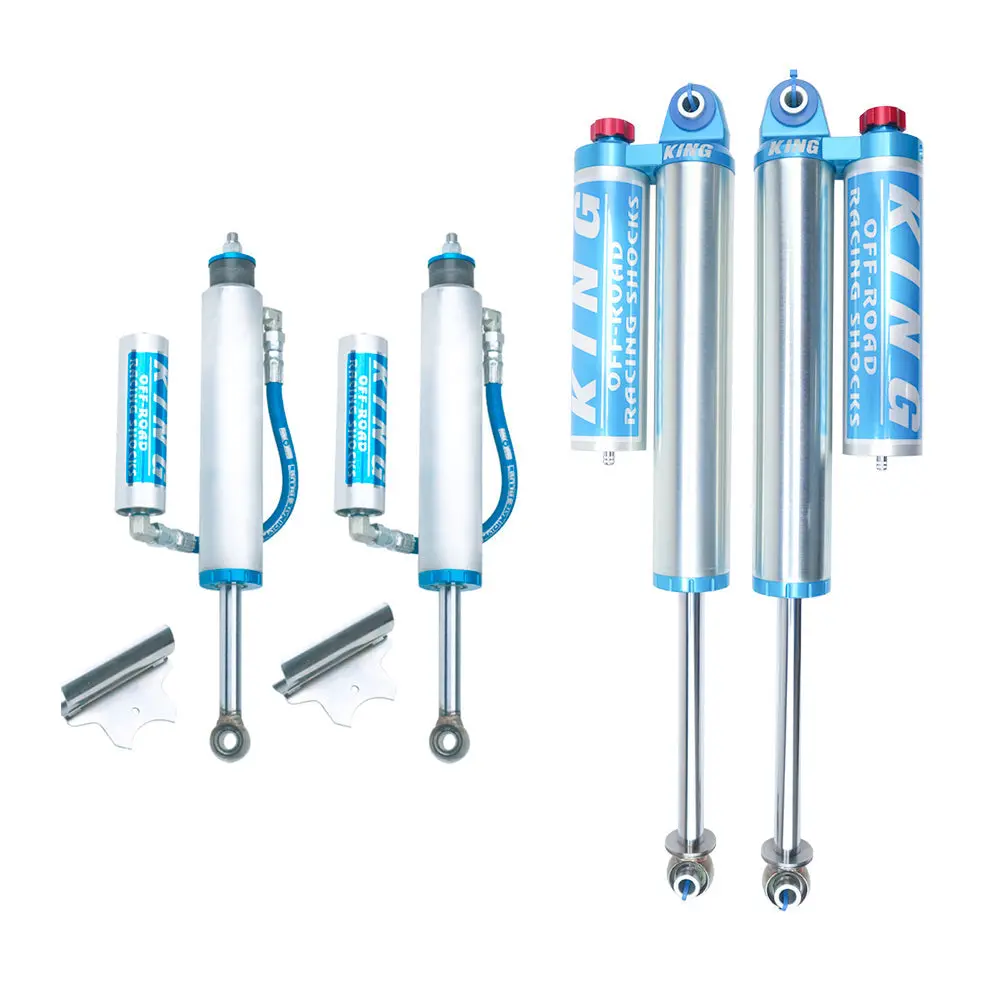 King 2.5 Performance Reservoir Shock Set for 2001–2010 LB7/LY6/LBZ/LMM Duramax Trucks