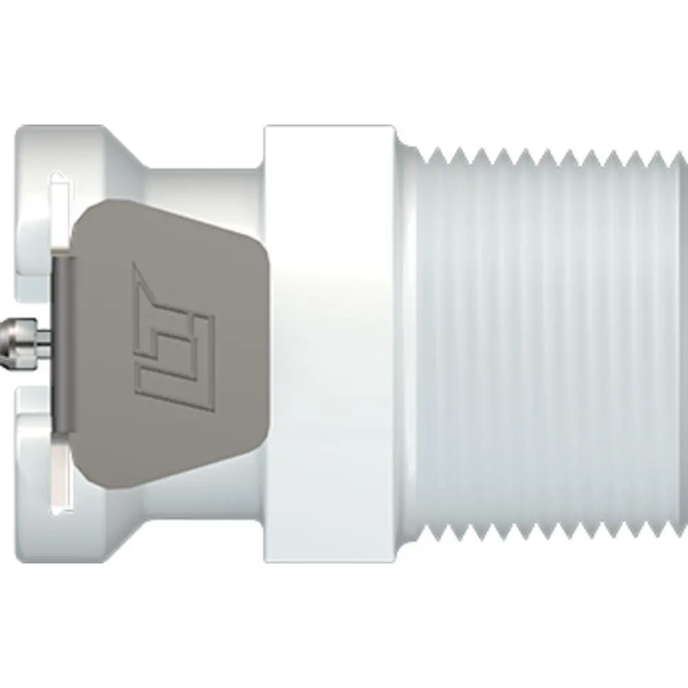 Linktech 40Ac Series Male Thread Female, Non-Valved, 3/8" Mnpt, Natural Acetal 1