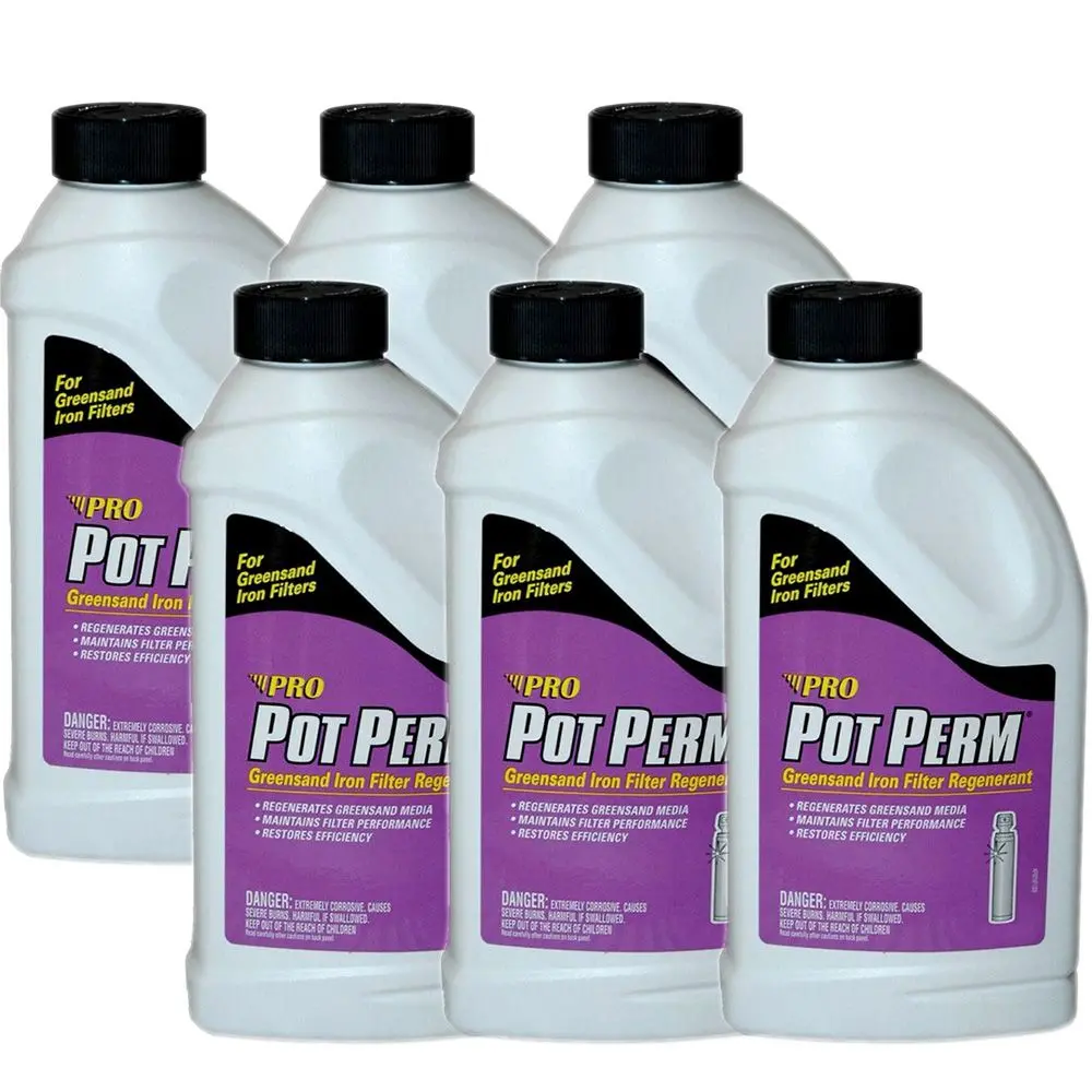 Pro Pot Perm Potassium Permanganate Coarse Grade 28 Oz. Jug 6 Pak 1