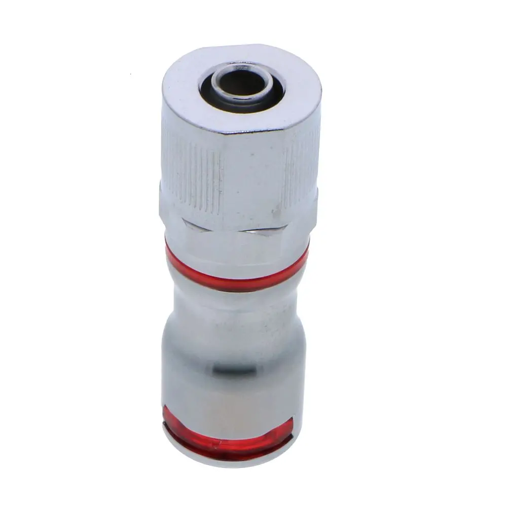 Lq6d13008red Valved Inline Ptf Liquid Cooling Coupling Body 1/2 Ptf Warm Red 3