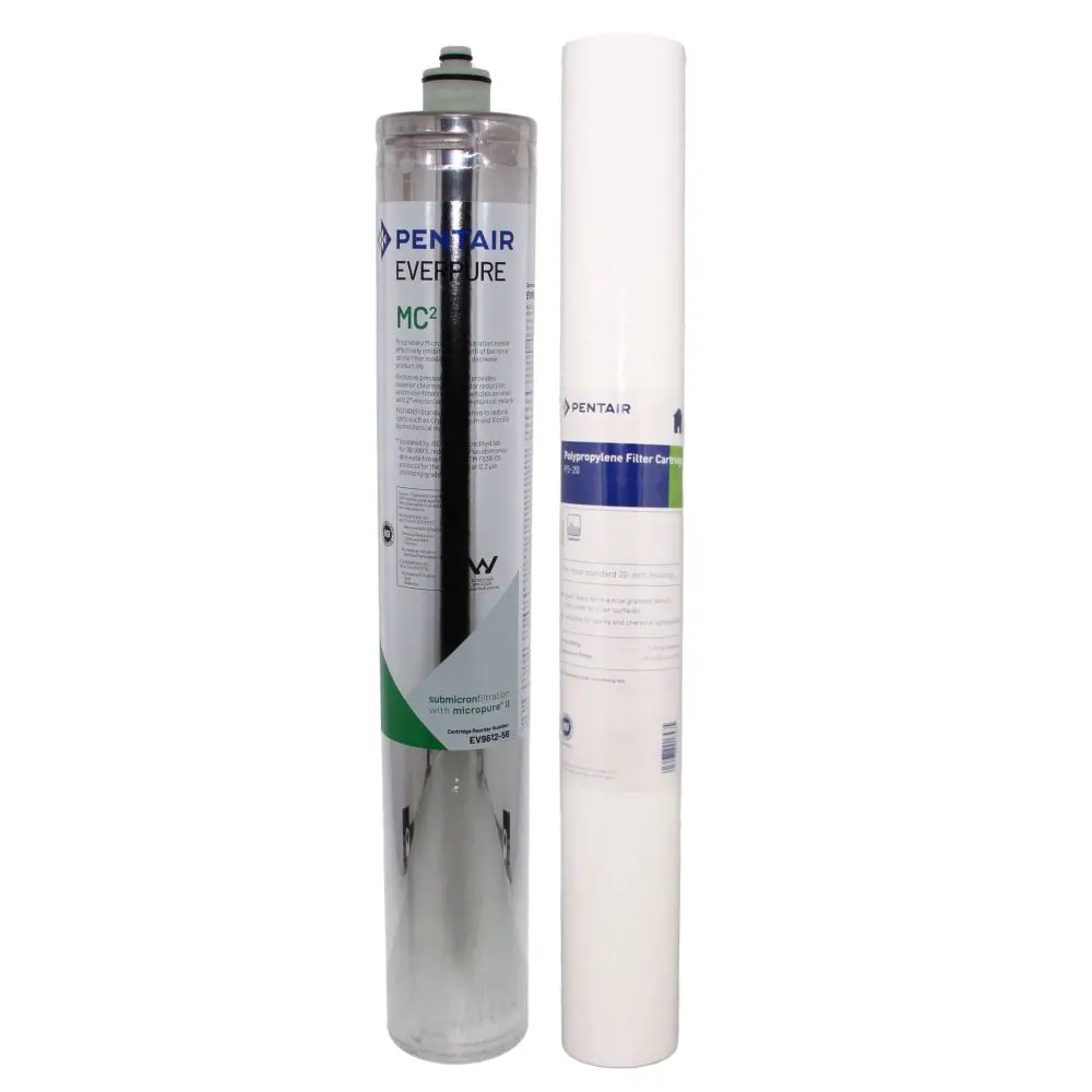 Everpure Mc(2) + Pentair 20" Ec210 Sediment Filter 1