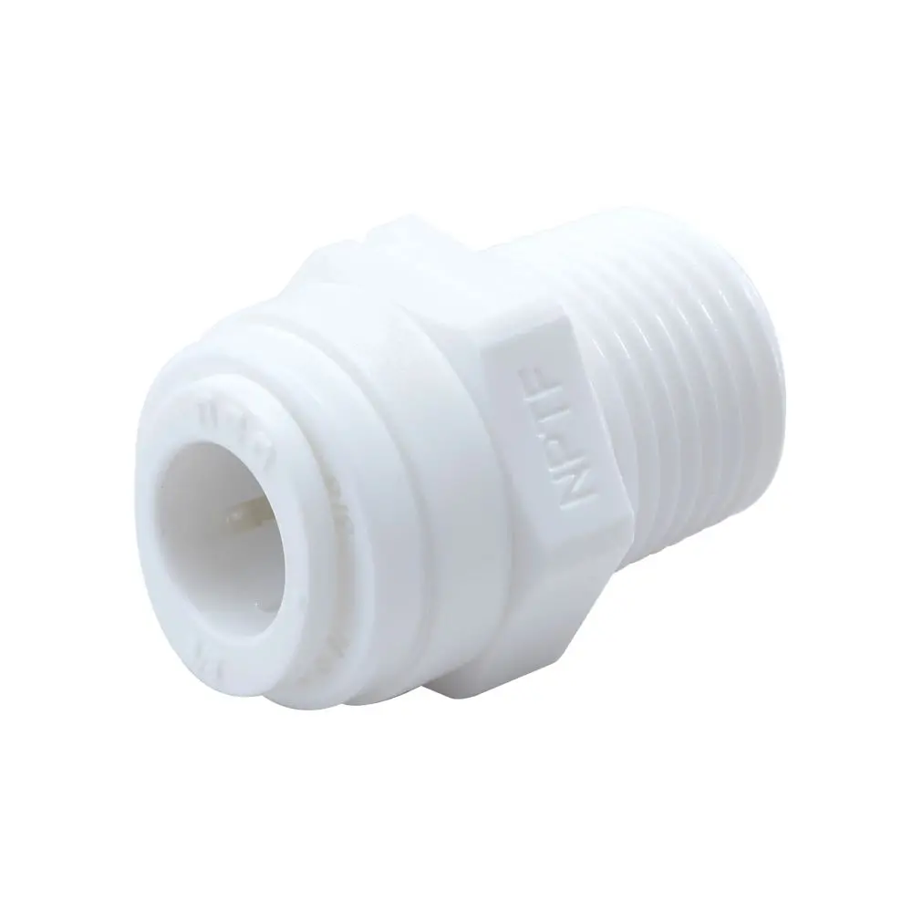 Neofit - Acetal White Male Connector 3/8" Tube X 3/8"Bsp(P) 1