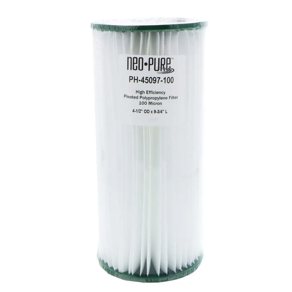 Neo-Pure Ph-45097-100 9-3/4" Bb High Efficiency Pleated Filter 100 Micron 2