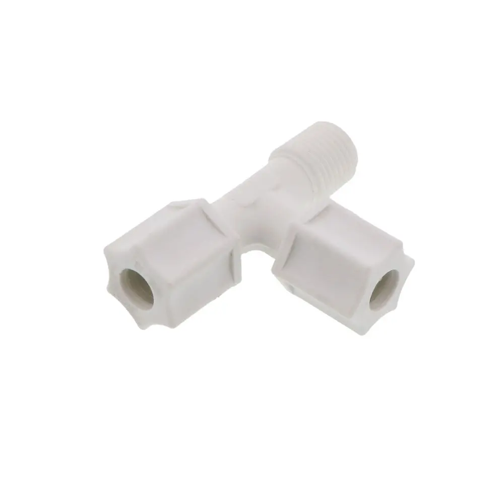 Jaco 75-5-4-P-Pg Polypropylene Male Run Tee 5/16 Od Tube X 1/4 Mpt 1