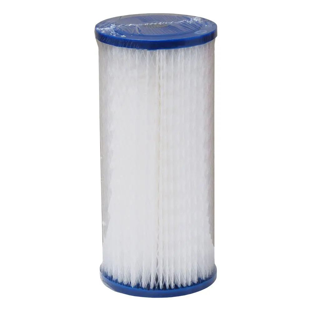 Harmsco® Pp-Bb-10-1 10" Calypso Blue Poly-Pleat Filter 1 Mic Abs 1