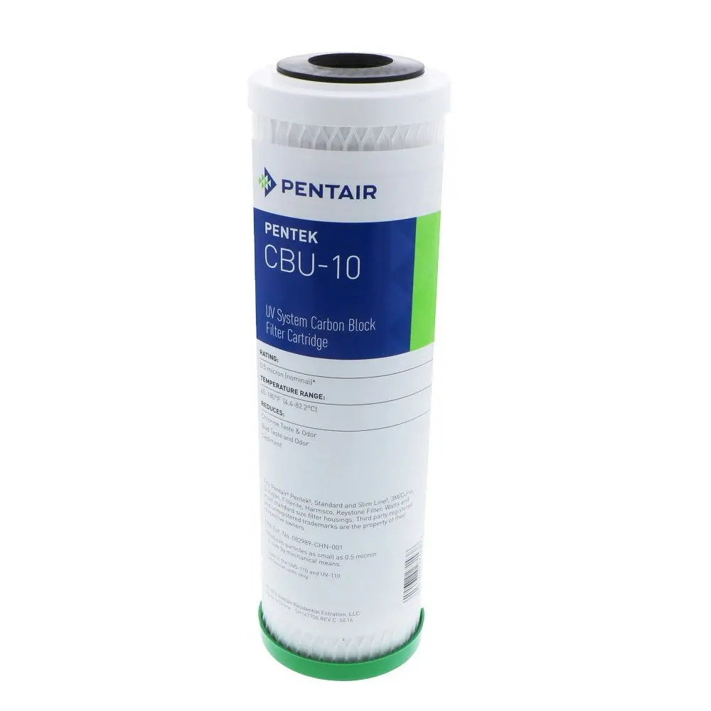 Pentek 155271-43 Cbu-10 Uv System Carbon Block Filter Cartridge 1