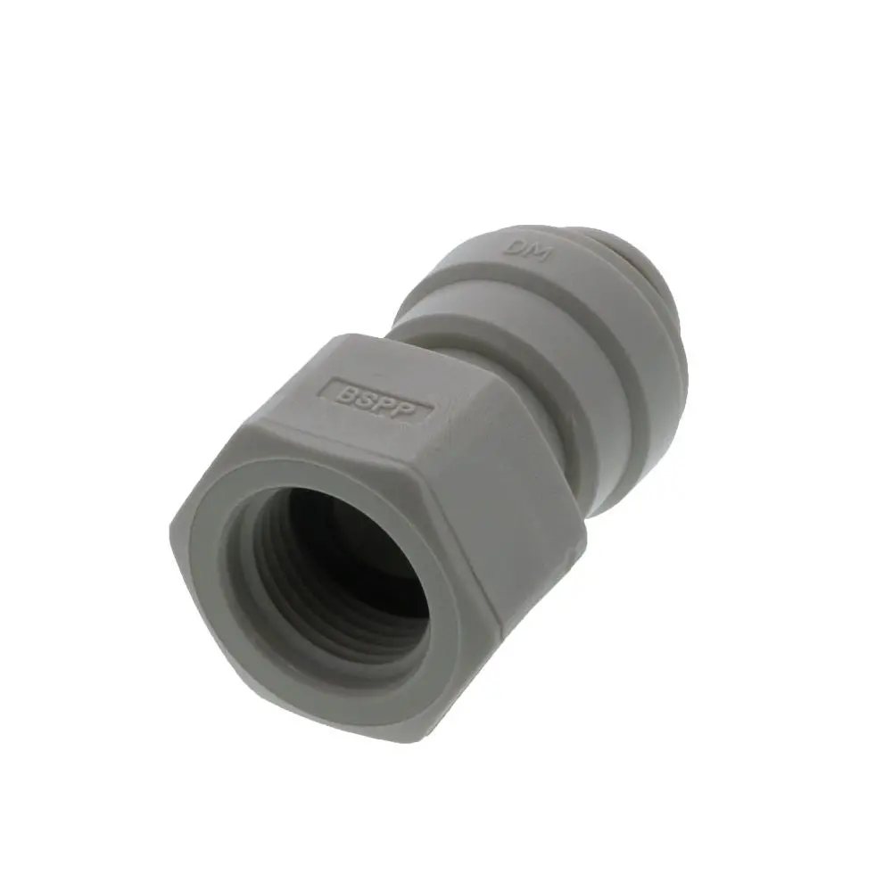 Dmfit Female Bspp Connector Flat Type - 1/2" Push-In X 3/8 Bsp(P) 1