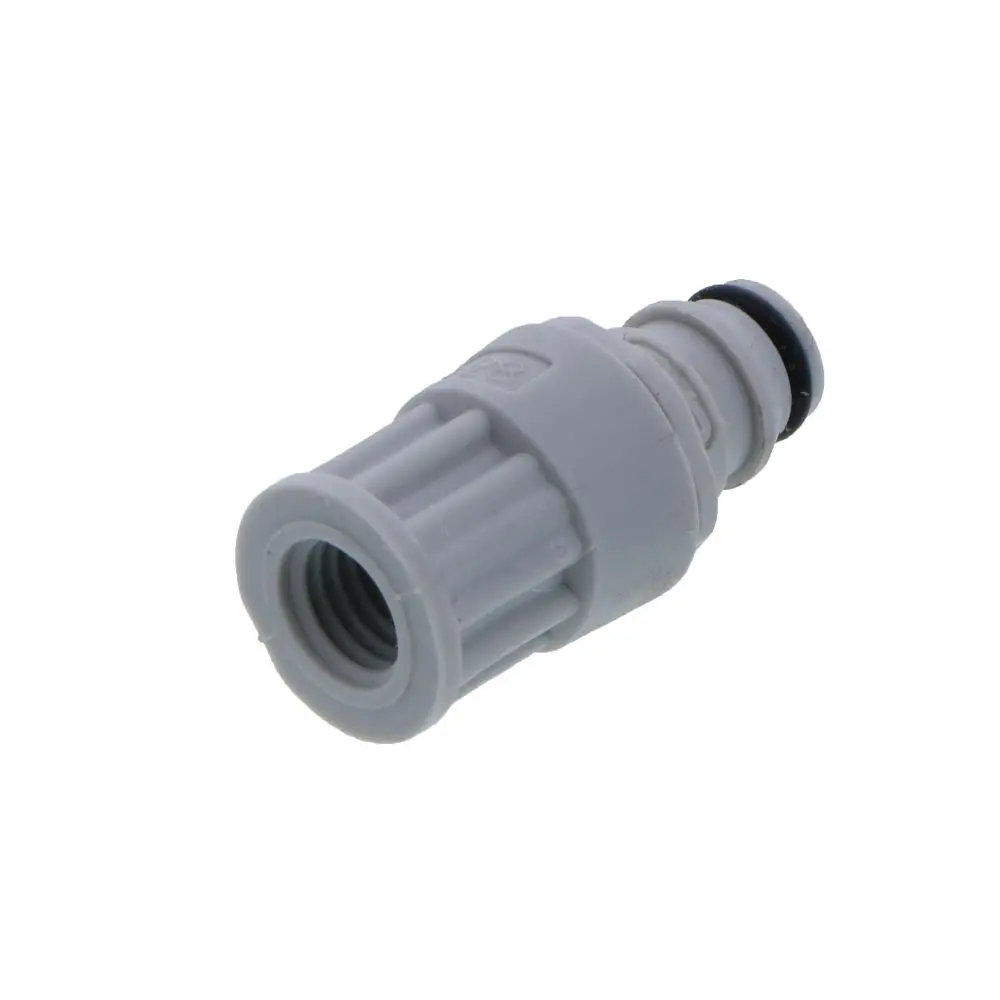 Ns1d26042812 Valved In-Line Coupling Insert 1/4-28 Flat Bottom Port 2