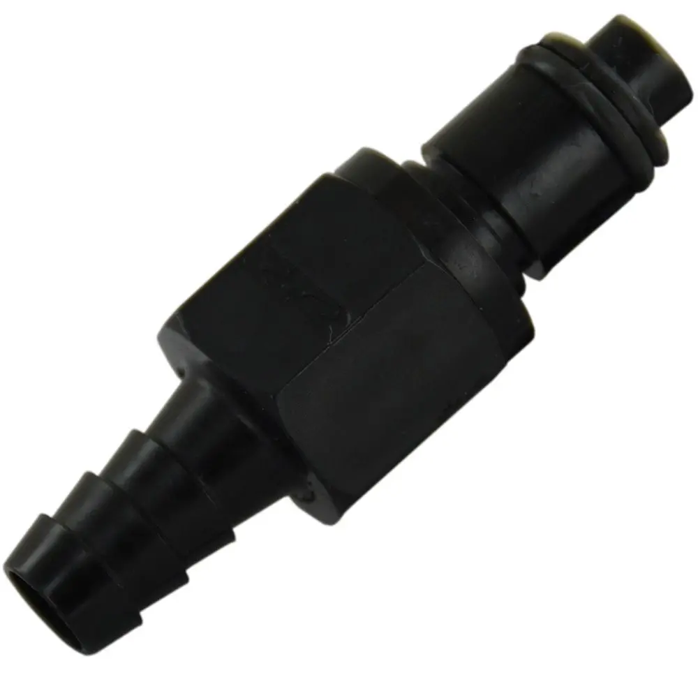 Plcd22005vb Valved In-Line Hose Barb Black Coupling Insert 5/16 Id Barb Viton O-Ring 1