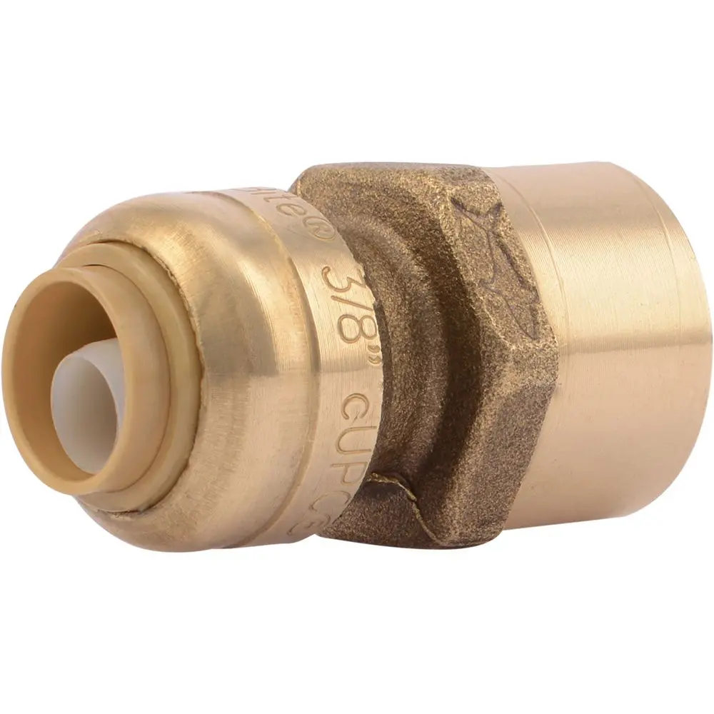 Sharkbite® U070lf Lead-Free Brass Push-To-Connect Female Adapter - 3/8" X 1/2" Fpt 1