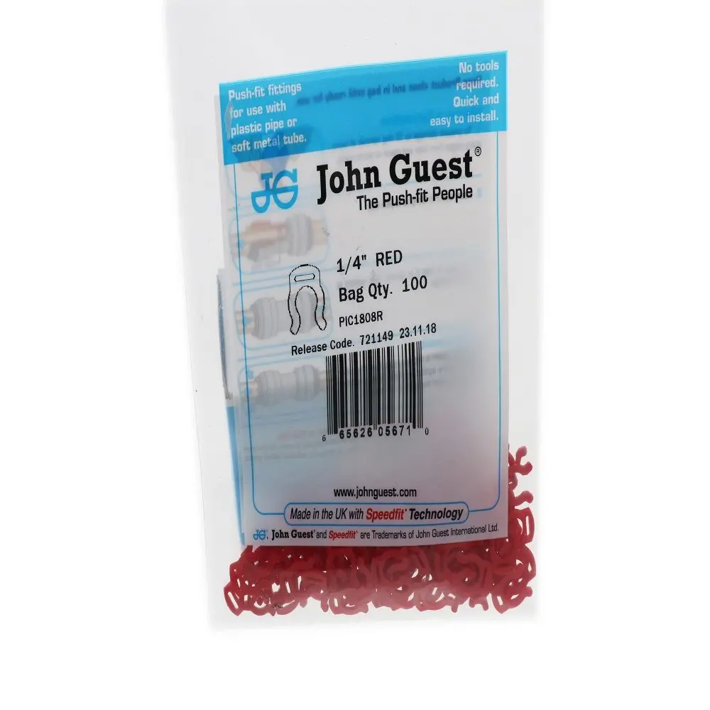 John Guest Locking Clip - 1/4" 3