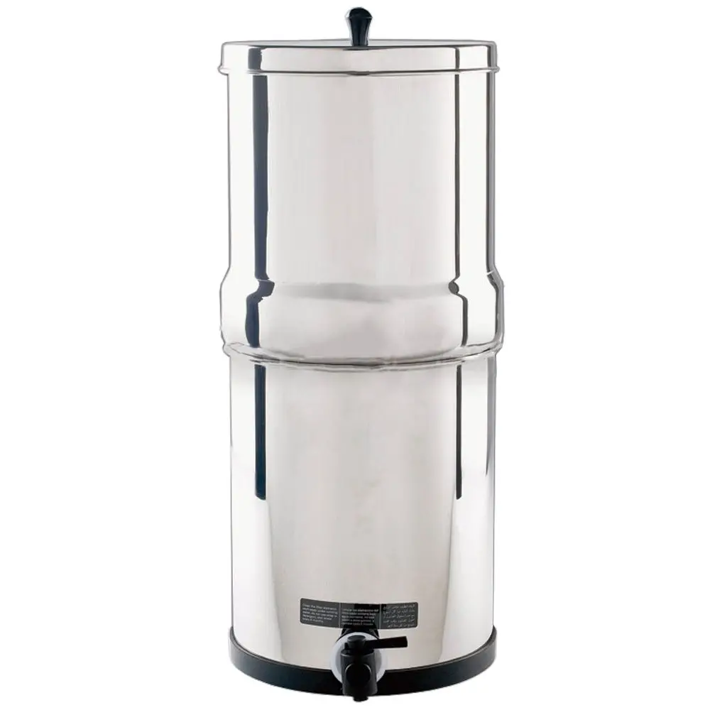 Aquacera Traveller Ss2 Gravity Fed Filtration System - With 2 Cera Plus 7" Filters 1