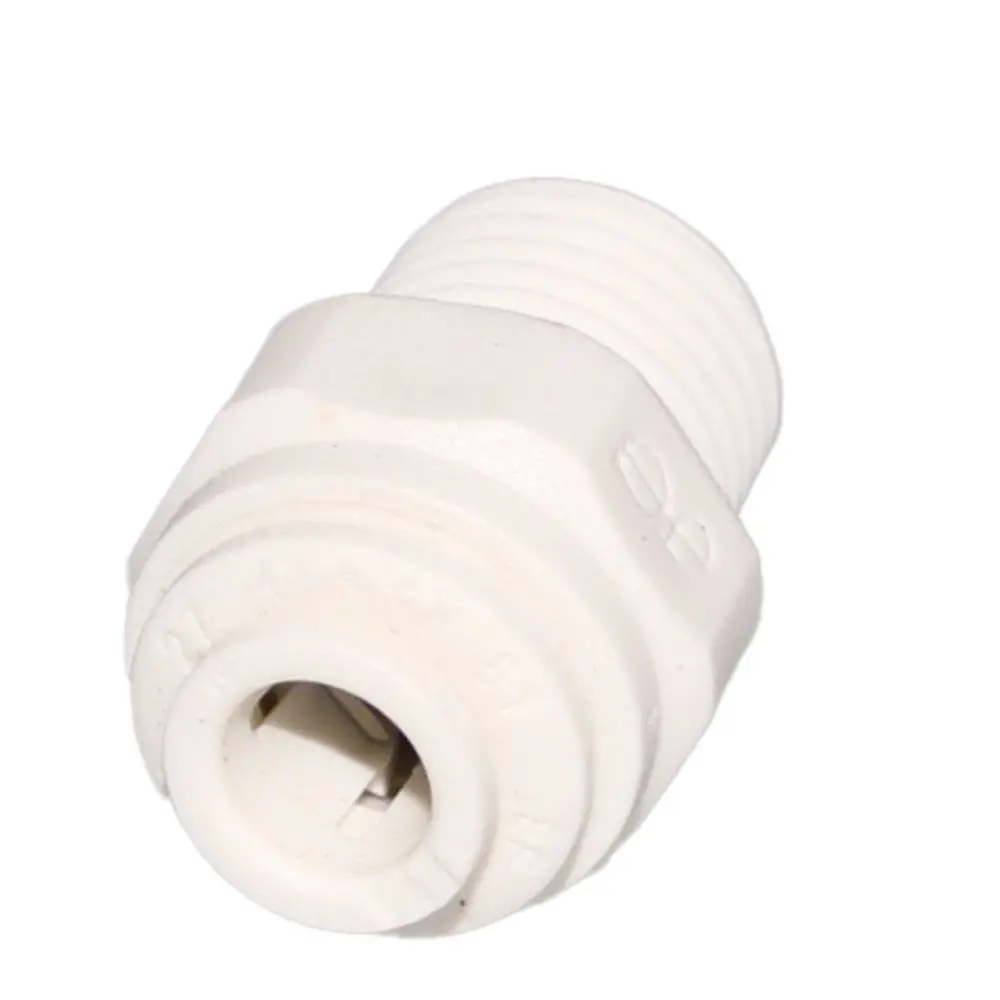 John Guest Male Connector Nptf Polypro - 1/4 X 1/4 Nptf 1