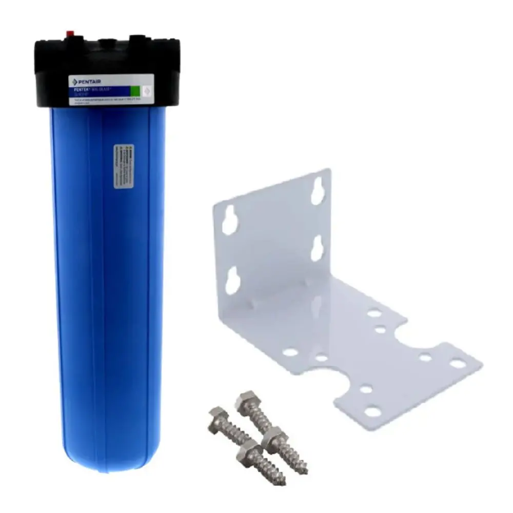 Pentek 20” Big Blue Filter Housing With Pr, 1-1/2” - Mounting Bracket Kit 1