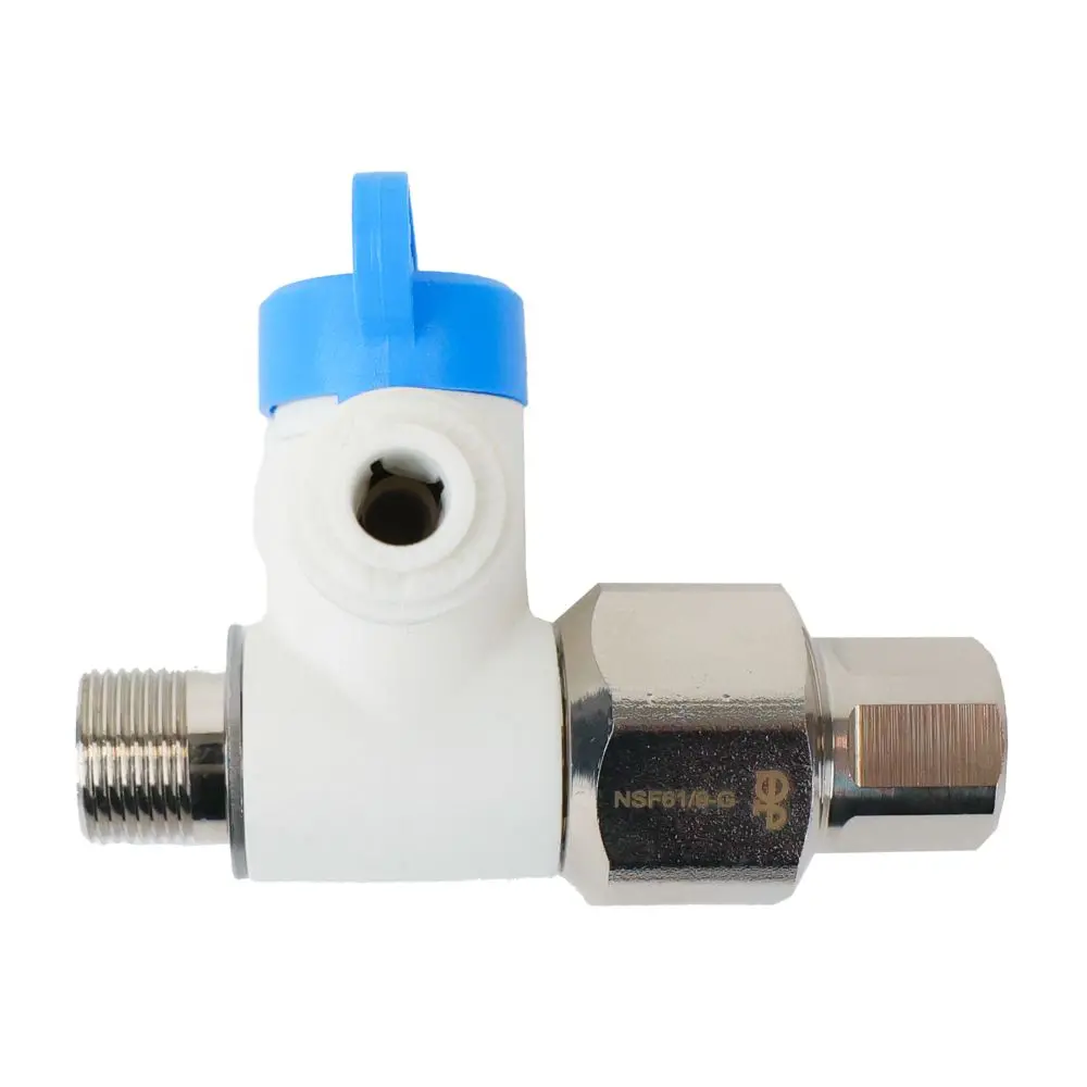 John Guest Angle Stop Adapter Valve Lead-Free - 1/2 X 3/8 X 1/4 4