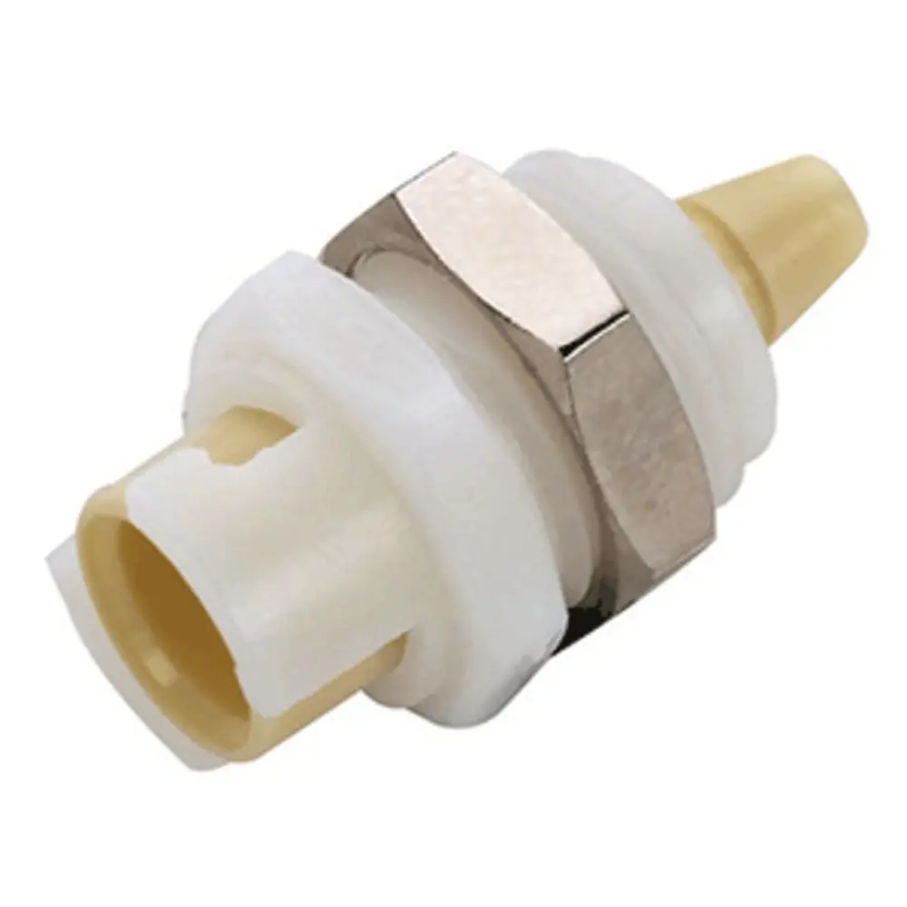 Smfpm0112 Non-Valved Panel Mount Hose Barb Coupling Body 1/16 Hose Barb 1