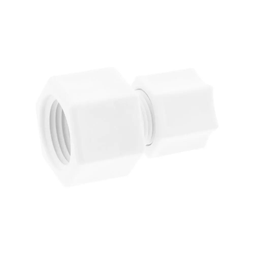 Jaco 25-6-8-P-O Polypropylene Female Connector 3/8 Od Tube X 1/2 Fpt 1