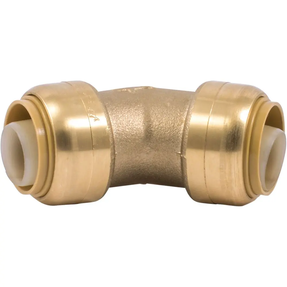 Sharkbite® U656lf Lead-Free Brass Push-To-Connect 45-Degree Elbow - 3/4" X 3/4" 1