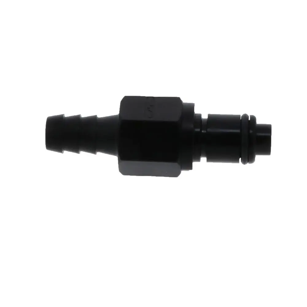 Plcd22005vb Valved In-Line Hose Barb Black Coupling Insert 5/16 Id Barb Viton O-Ring 3