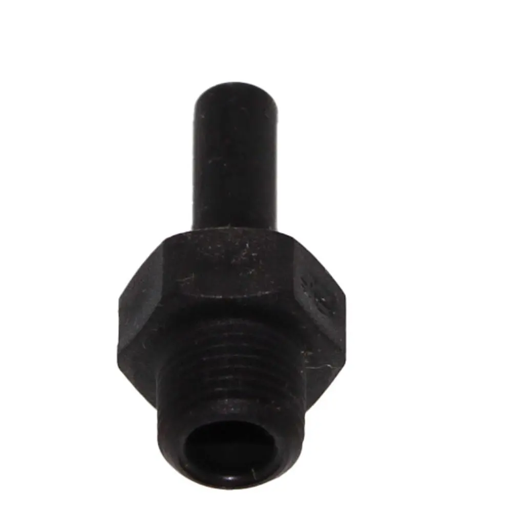 John Guest Stem Adapter Black Polypropylene  - 1/4 X 1/8 Nptf 2
