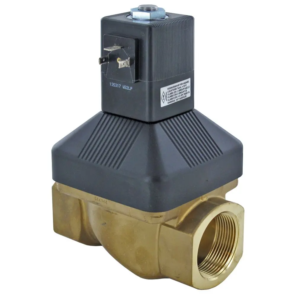 Burkert 2-Way Solenoid Valve Normally Closed 1-1/2 Fpt 120V 1