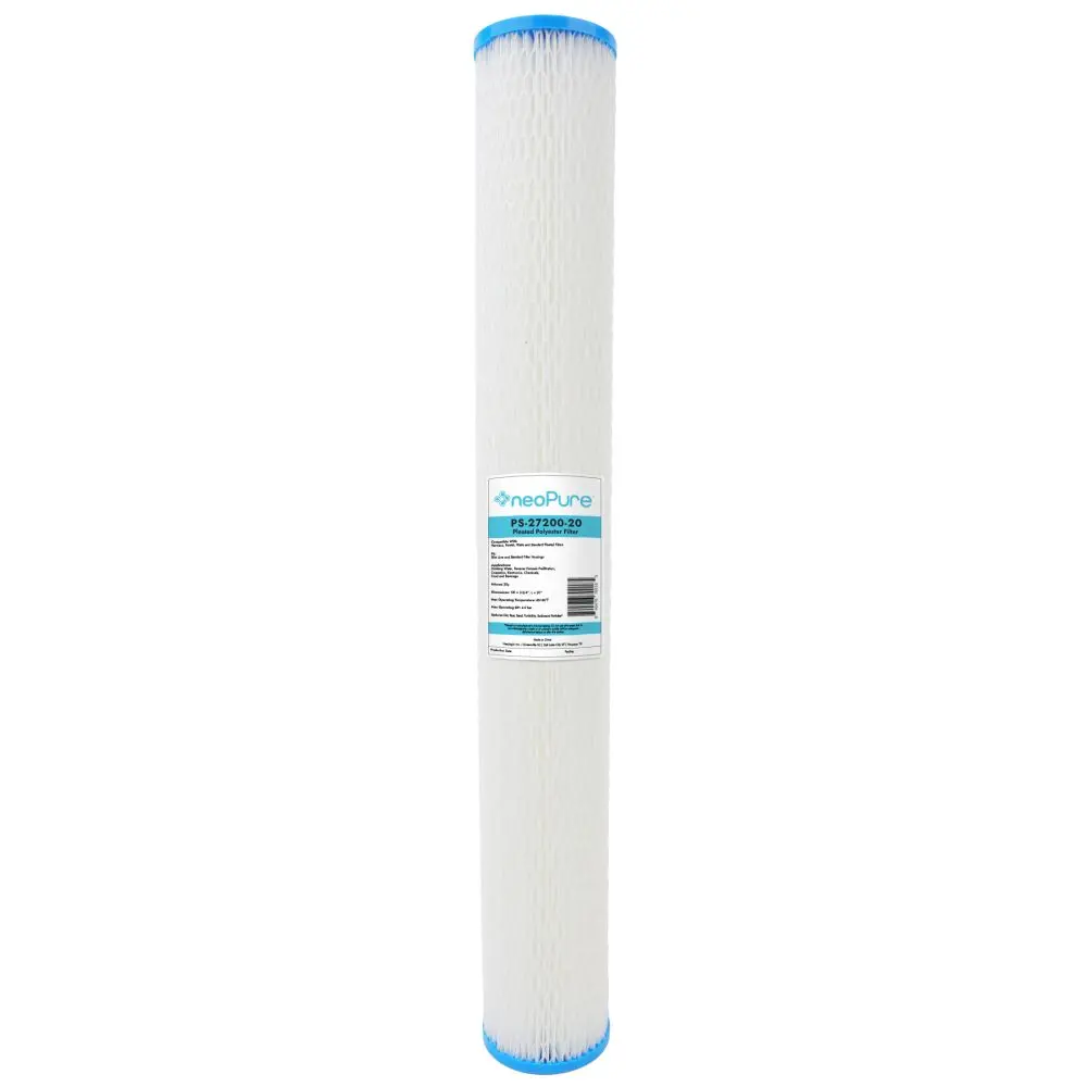 Neo-Pure Ps-27200-20 20" High Efficiency Pleated Filter 20 Micron 1