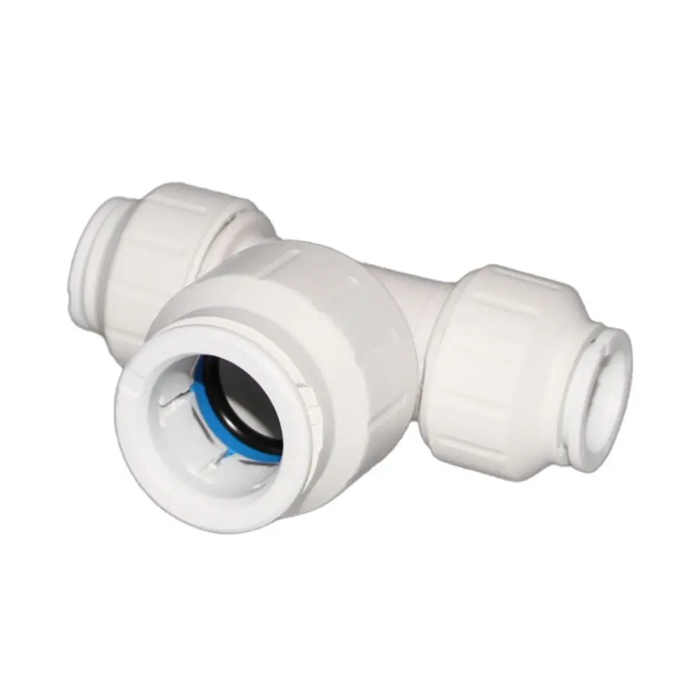 John Guest Reducing Tee - 15Mm X 15Mm X 22Mm 1