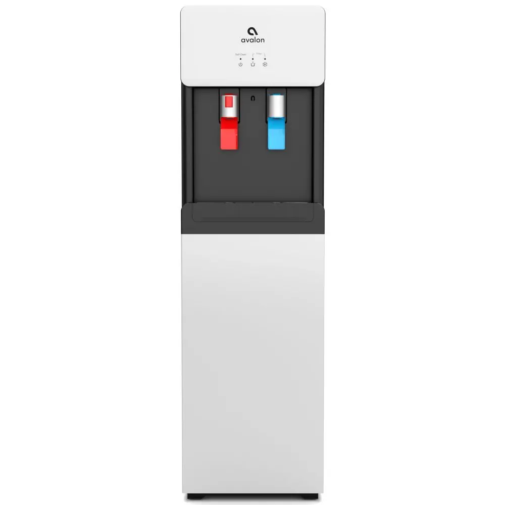 Avalon Self Cleaning Bottleless Water Cooler Dispenser - Hot & Cold Water, Child Safety Lock, Innovative Slim Design - Ul/Energy Star Approved - White 1