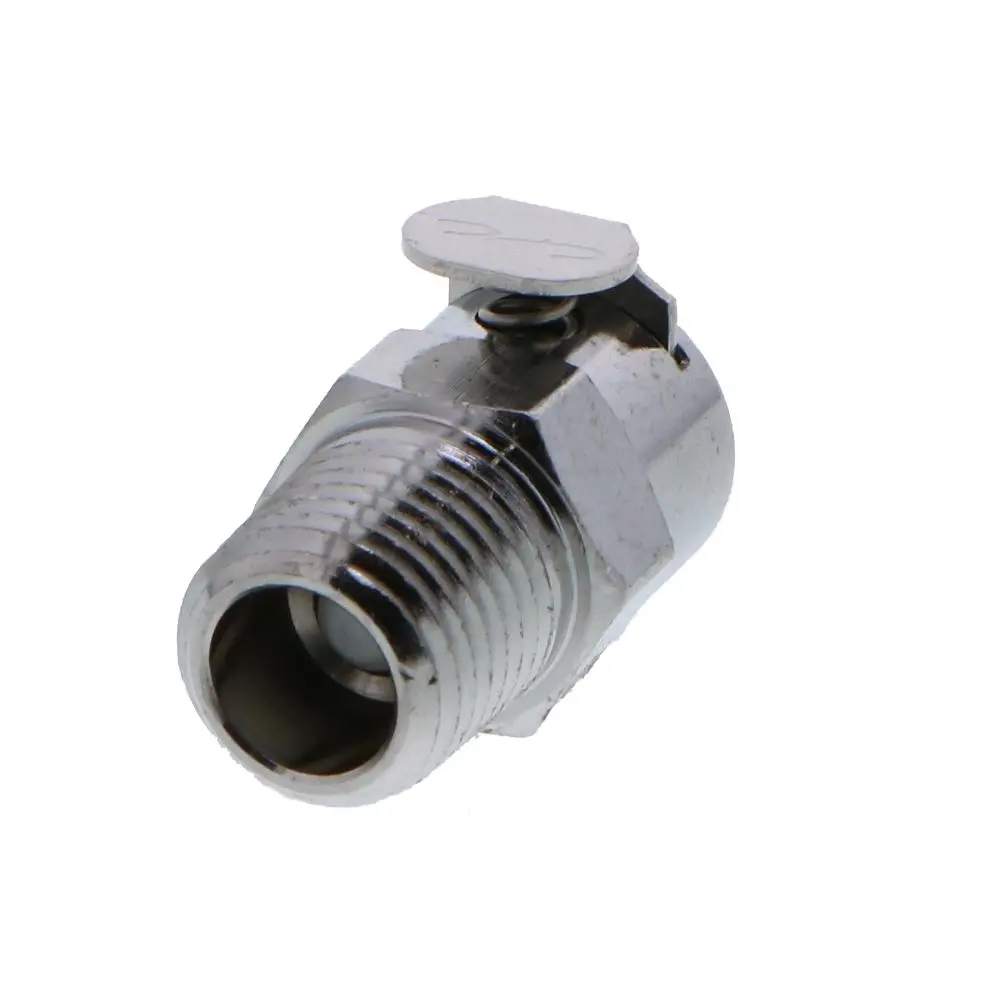 1/4 Npt Valved Chrome-Plated Brass Coupling Body - Viton 3