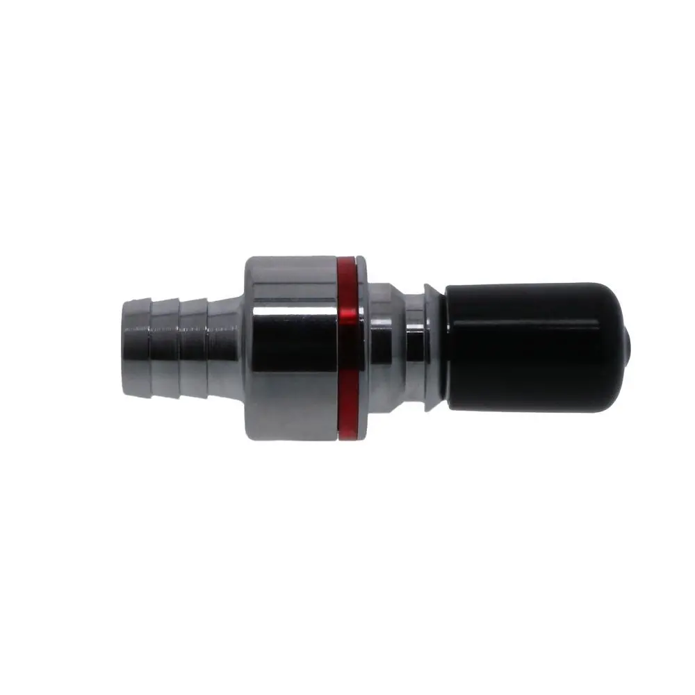Lq6d22008red Valved In-Line Liquid Cooling Coupling Insert 1/2 Id Barb Warm Red 3