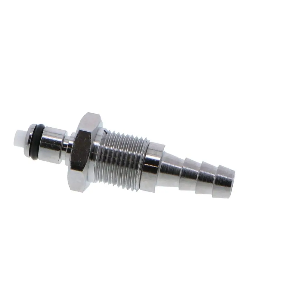Mcd4204 Valved Panel Mount Hose Barb Coupling Insert 1/4 Id Barb 3