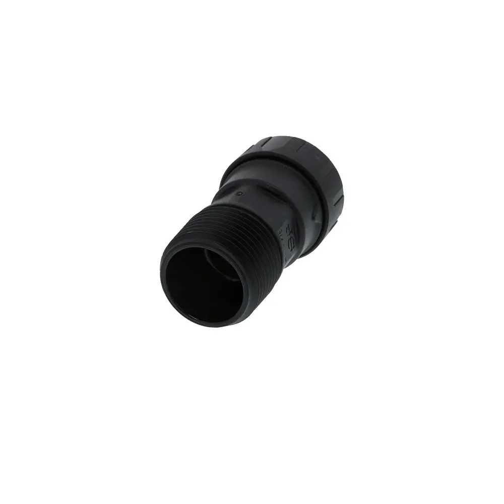 John Guest Black Male Connector - 1/2 Cts X 3/4 Npt 2