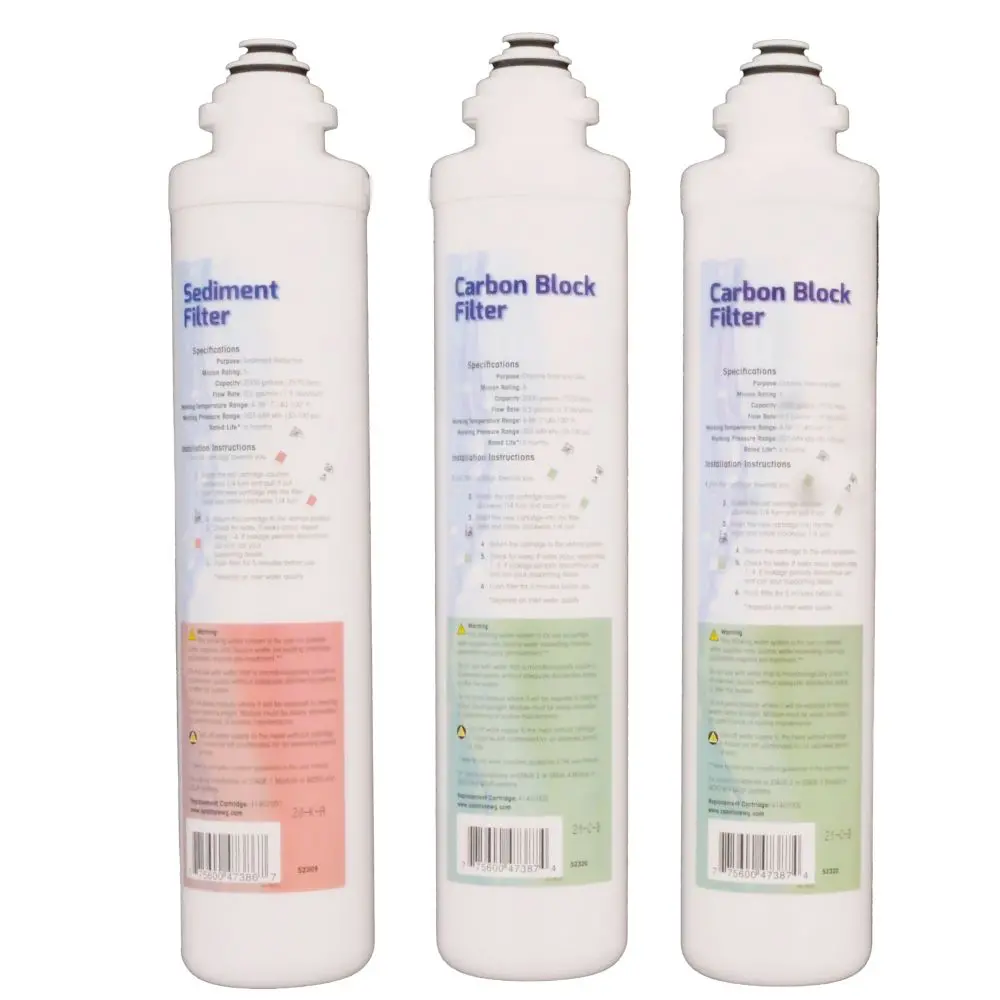 Pura Qcro Sediment And Carbon Block Replacement Pre/Postfilter Kit 1
