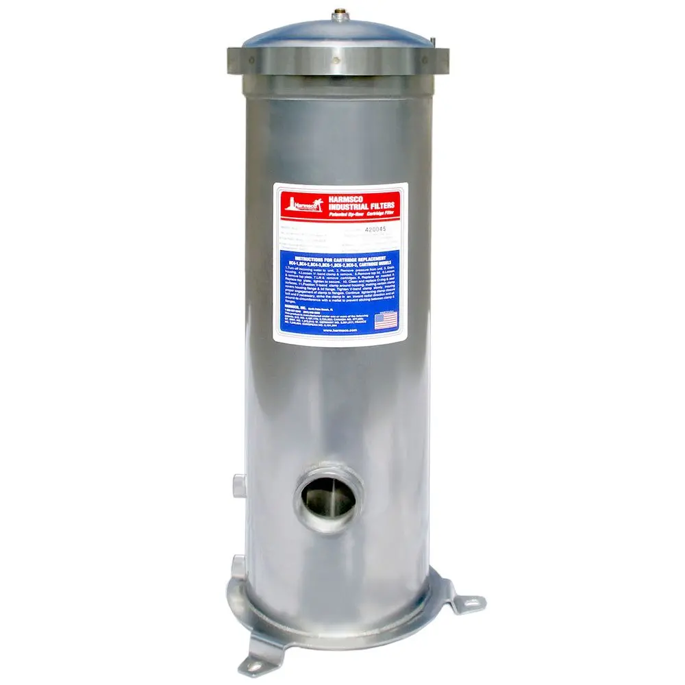 Harmsco® Bc4-2 Band Clamp Up-Flow Filter Housing 50 Gpm - 316 Stainless Housing 1