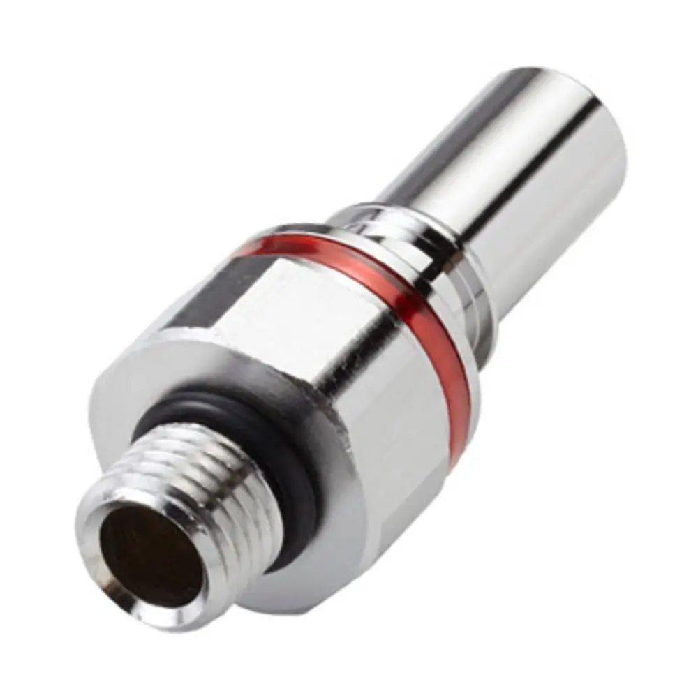 Lq4d46004red Valved Straight Thread Liquid Cooling Coupling Insert 1/4 Sae-04 Warm Red 1