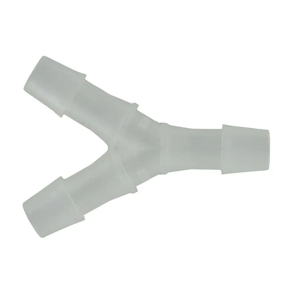 Fitquik Polypropylene Union Y Barb Fitting - 3/8 Id X 3/8 Id X 3/8 Id 1