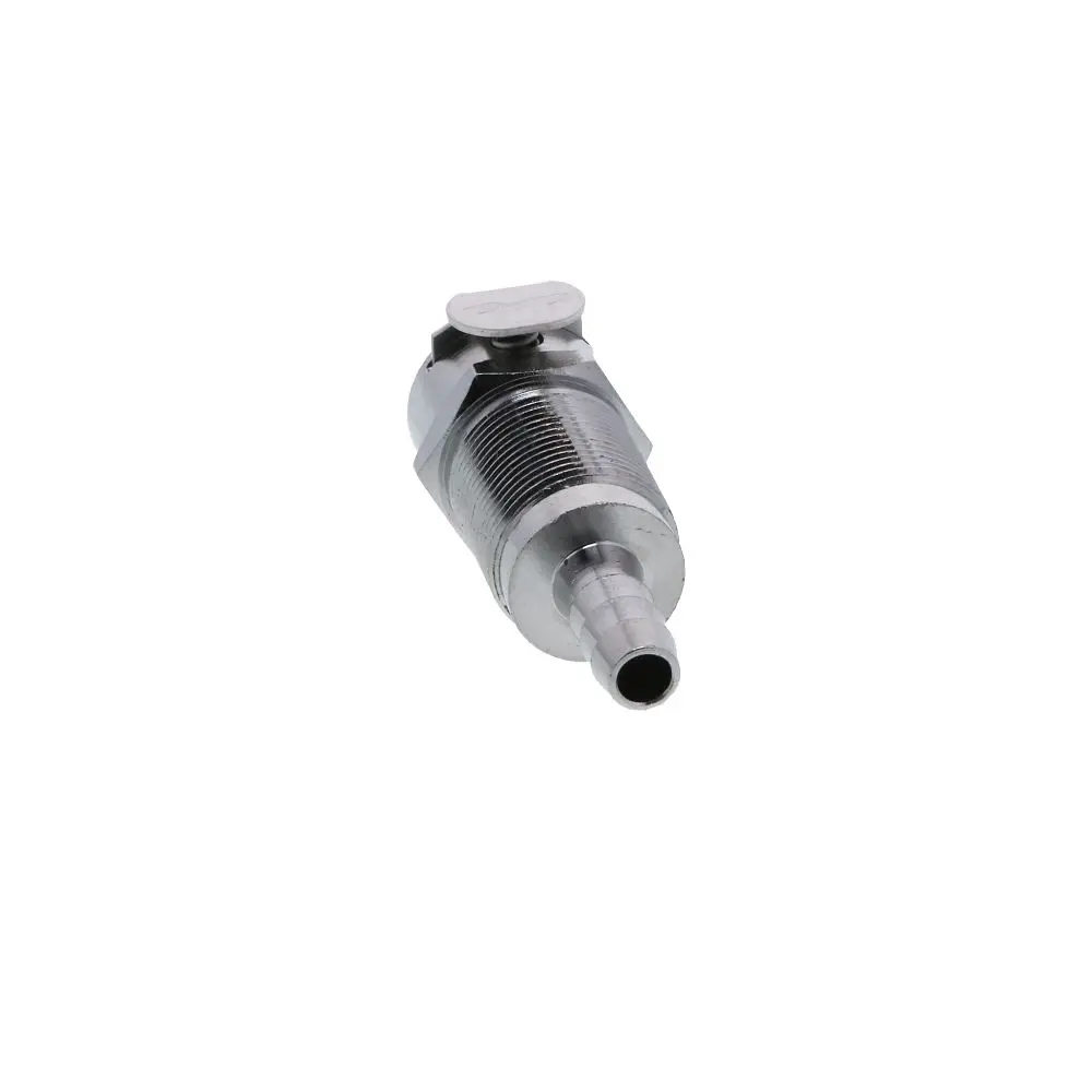 Lcd16004 Valved Panel Mount Hose Barb Coupling Body 1/4 Id Barb 3