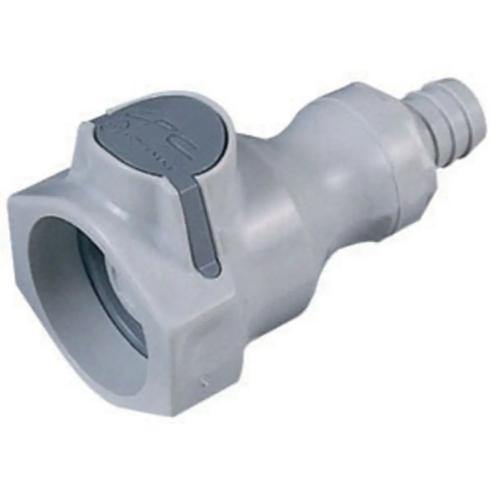 Udc Valved In-Line Hose Barb Coupling Body - 5/8 Id Barb Epdm O-Ring 1