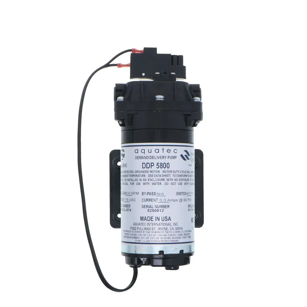 Aquatec 5850-7E12-J574 Pump .6 Gpm, 3/8"Jg, 115V 1